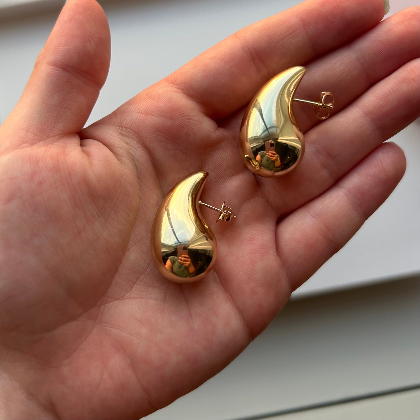 Teardrop Studs