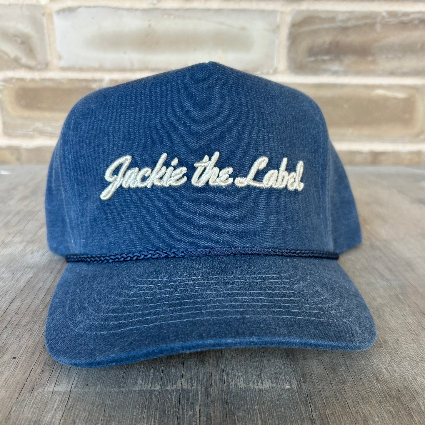 Jackie the Label Cap (Navy Band)