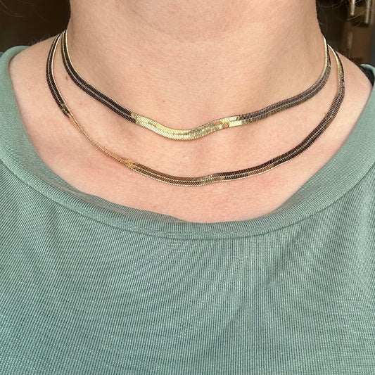 Classic Herringbone Necklaces