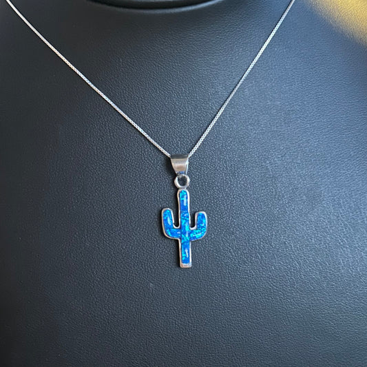 Azul Cactus Pendant