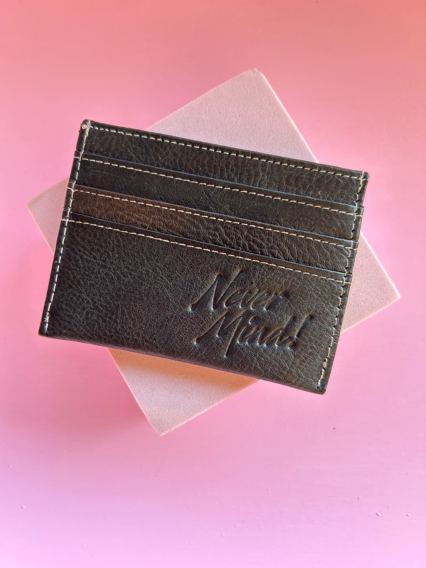 Nevermind Leather Card Wallet