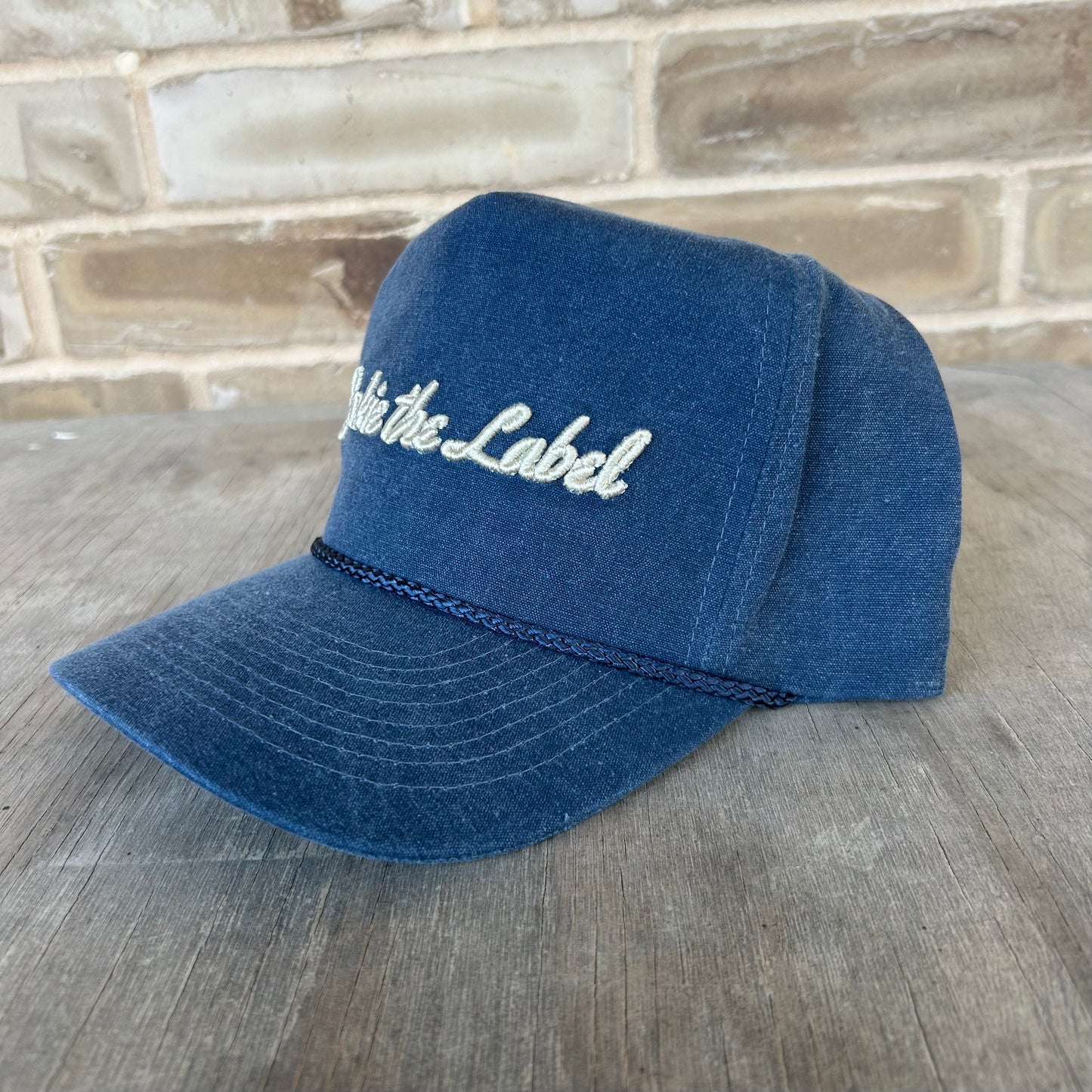 Jackie the Label Cap (Navy Band)